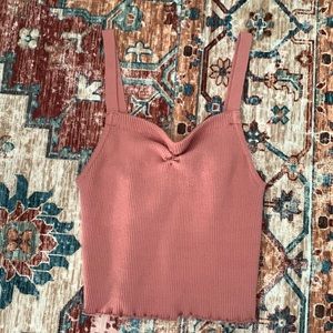 cute pink crop top